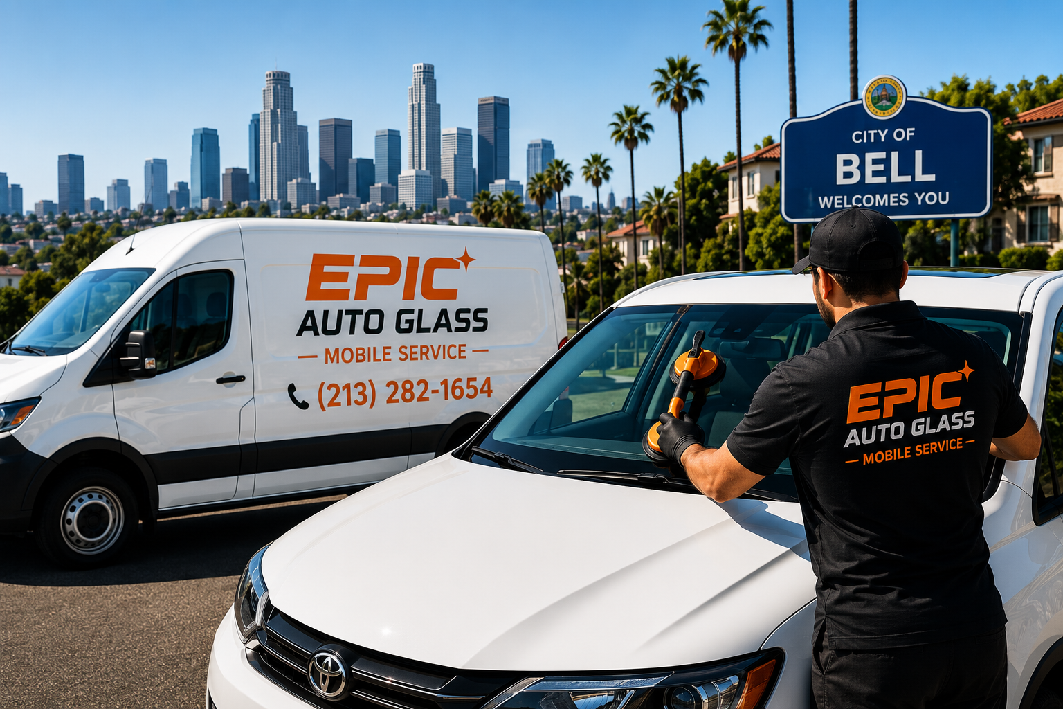 Bell auto glass service