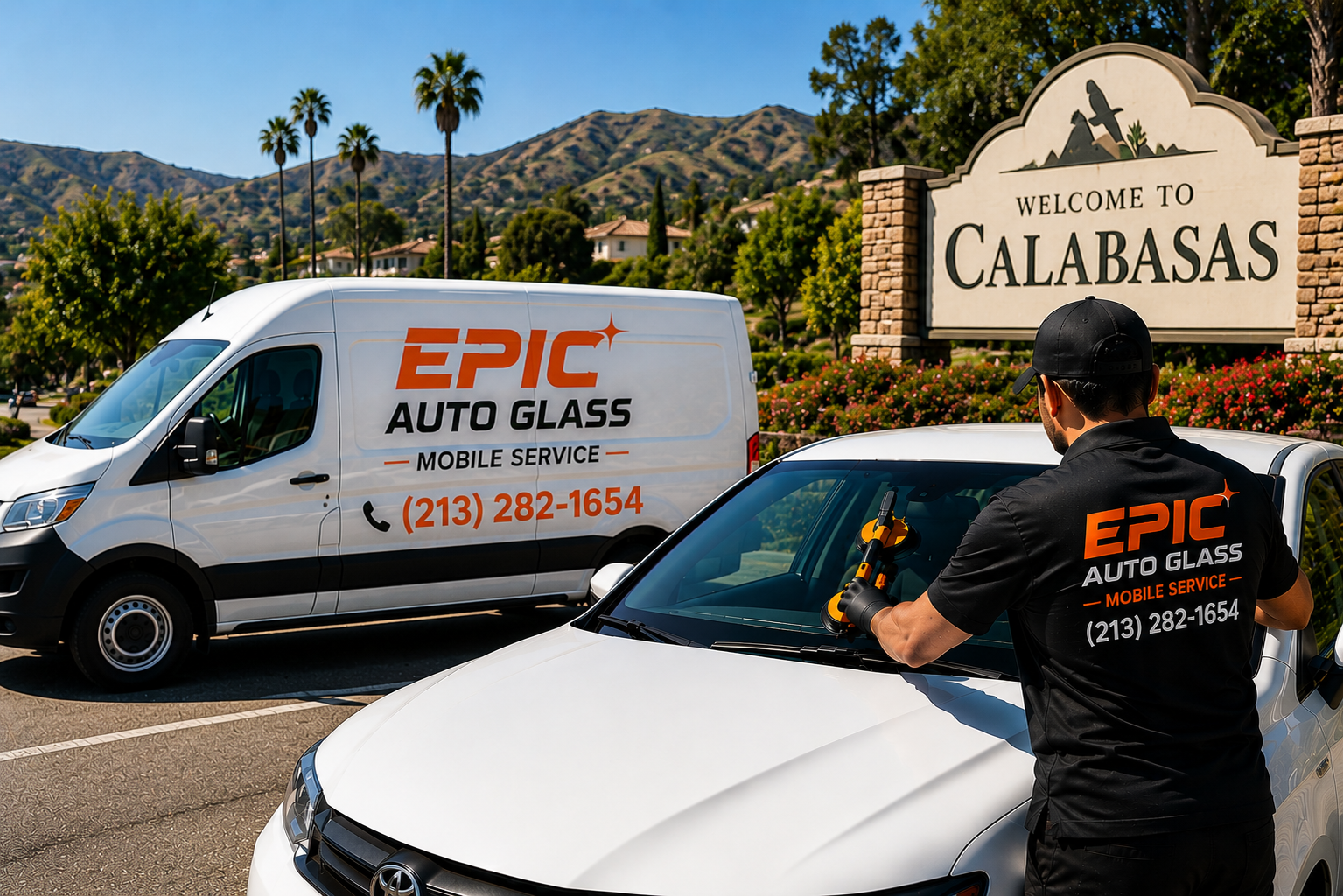 Calabasas mobile auto glass service
