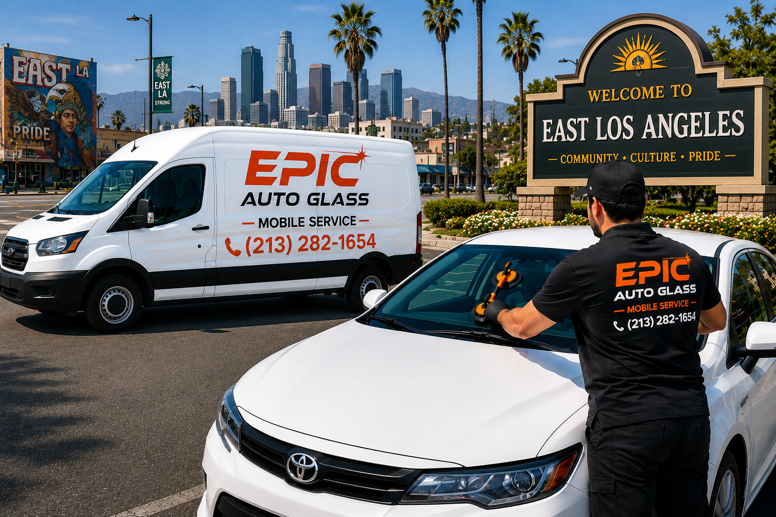 East Los Angeles auto glass service