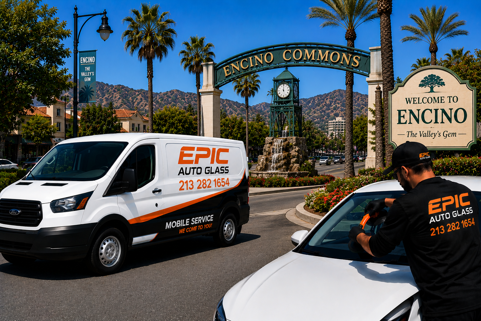 Encino auto glass service