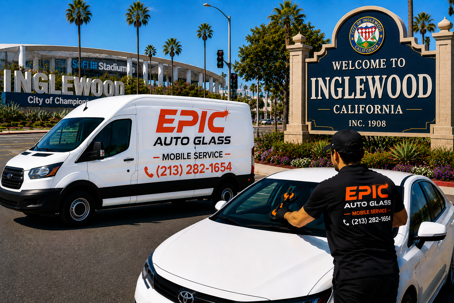 Inglewood auto glass service