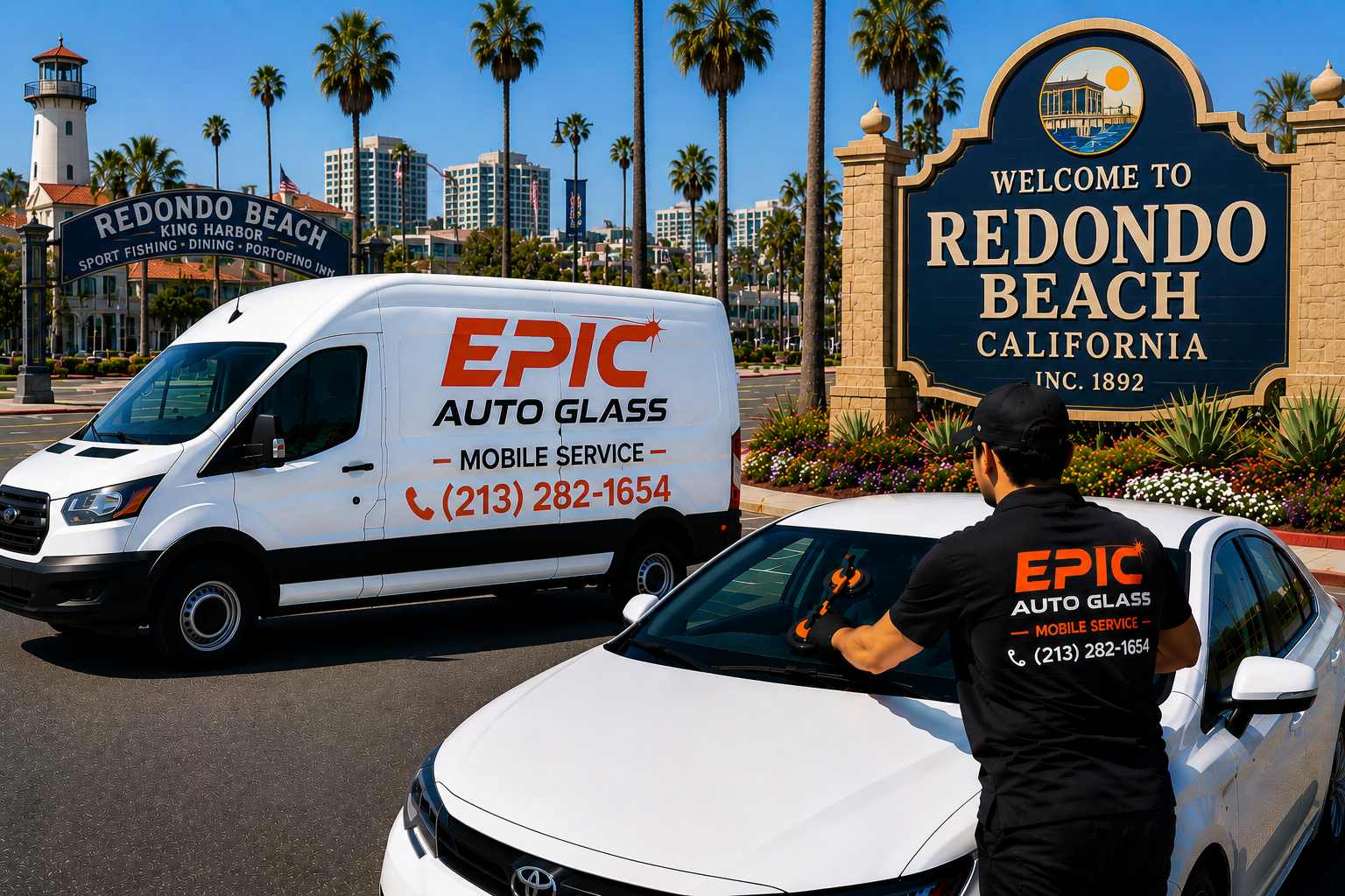 Redondo Beach auto glass service